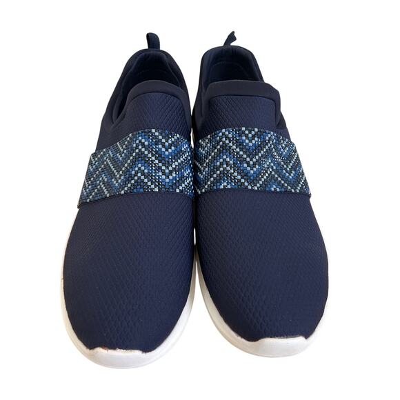 CLOUDSTEPPERS by Clarks Nova Way Navy Slip-On Sneakers - Picture 1 of 8